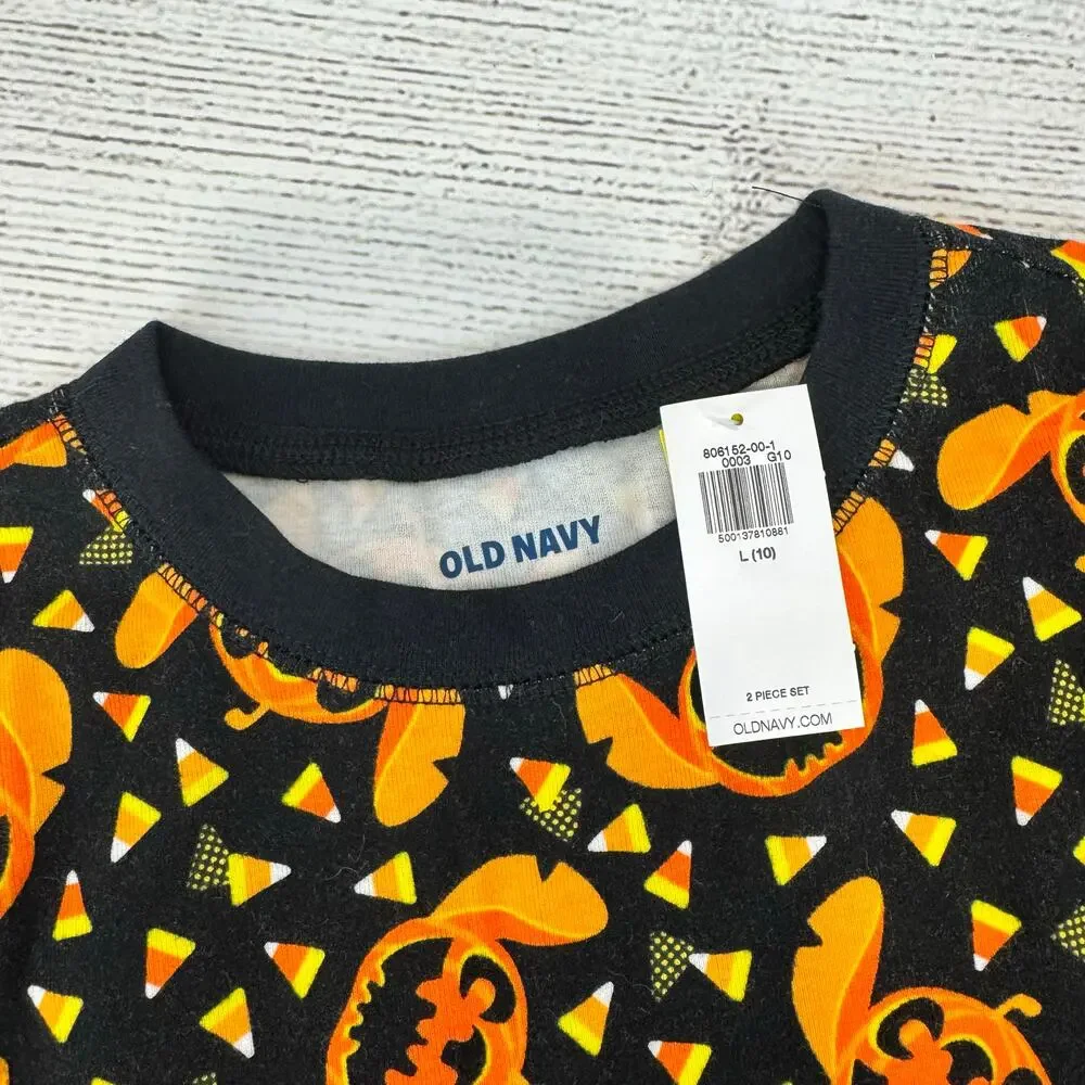 Old Navy x Disney Halloween Stitch Graphic Matching Pajama Set Size Large/10
